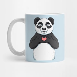 panda funny and loving Mug